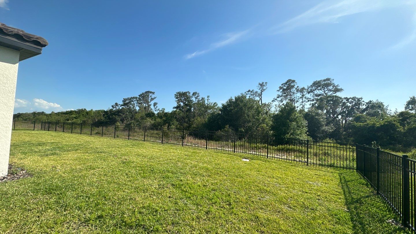 Aluminum Fence Installation using Black 3 Rail Aluminum Fence by Asap fence and gates, LLC