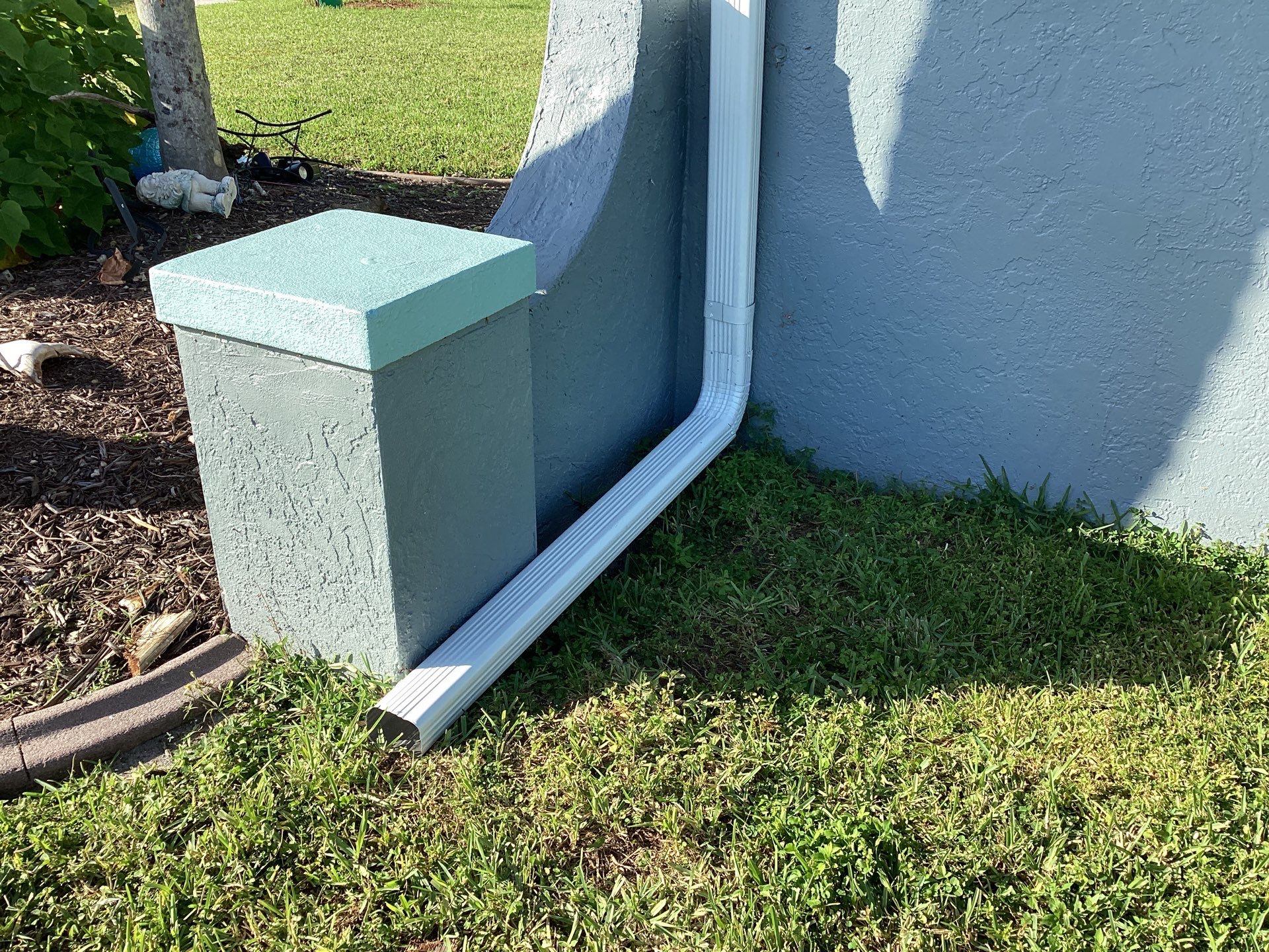 Soffit and Fascia Installation using White Vinyl Soffit in Cape Coral FL by Gutter Professors