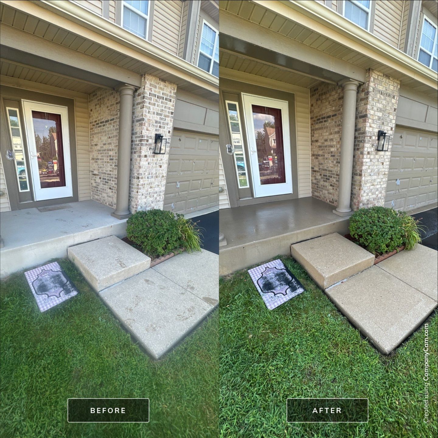 Project in Pingree Grove by Simmons Power & Soft Washing