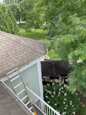 Turtle Shell gutter protection installation in Lombard, IL 60148, photograph 4