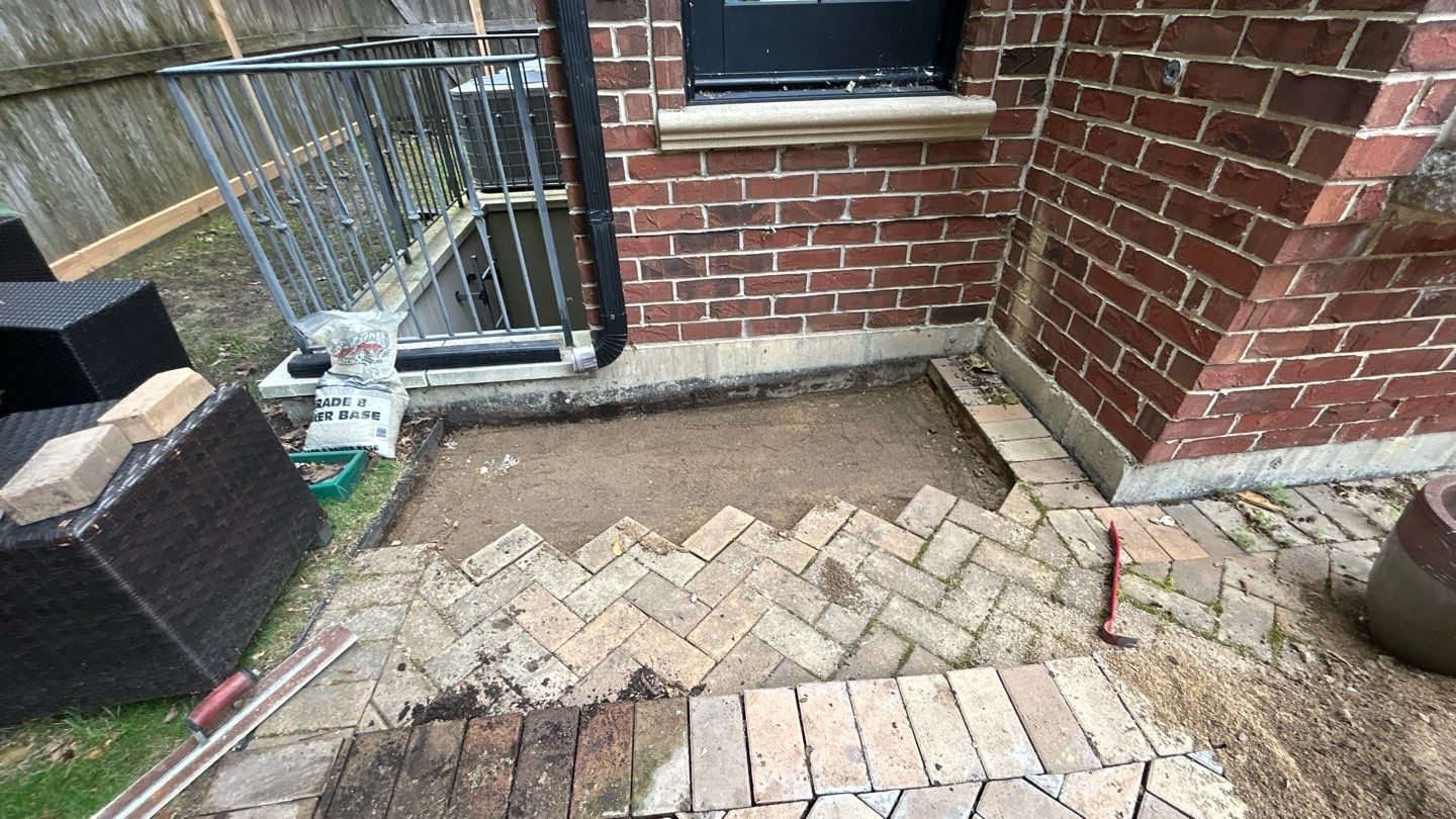 brick paver repair  using Structure bond Techniseal by Northern Power Washing LLC.