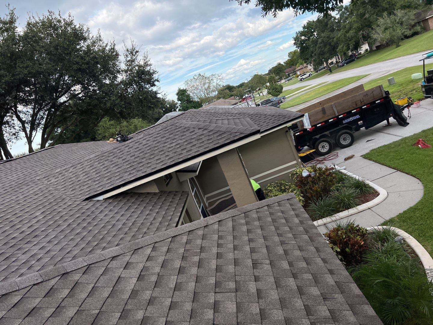 Residential Roofing Installation using GAF Timberline HDZ by 1st Class Roofing, Inc.