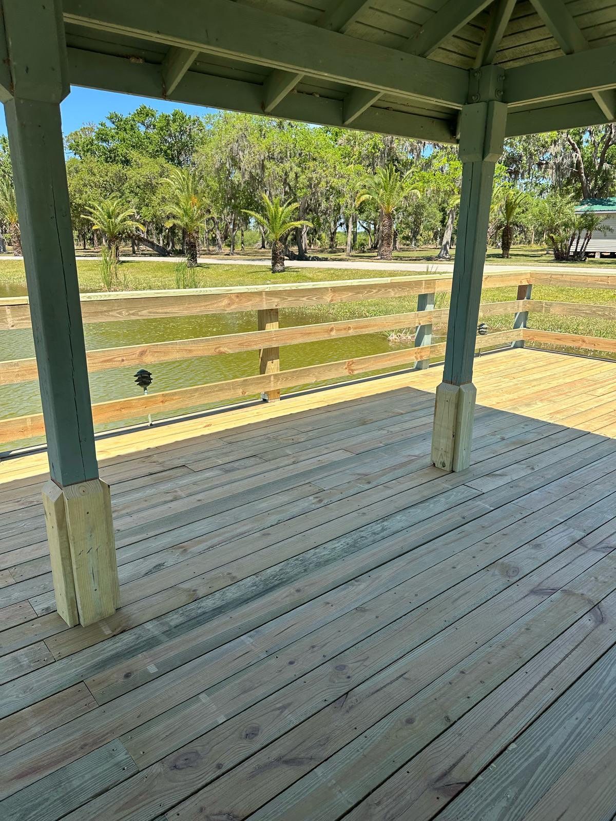 NEW WOOD DECK by TTS Remodeling corp & Genesis Restauration