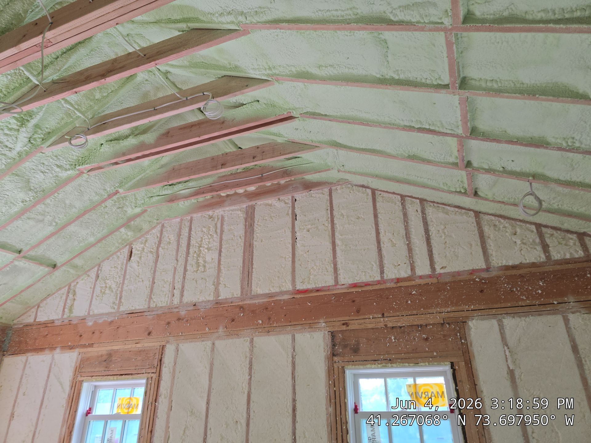 Attic, Walls and Rim Joist Insulated with Spray Foam by NYS Foam & Energy