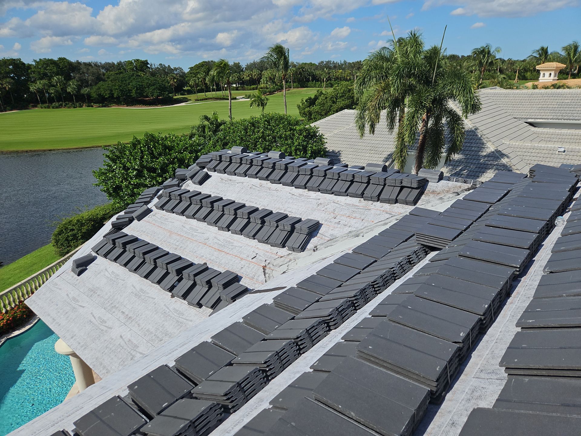 Residential Roofing Installation using WestLake Roofing Tile by BLUES BROTHERS ROOFING
