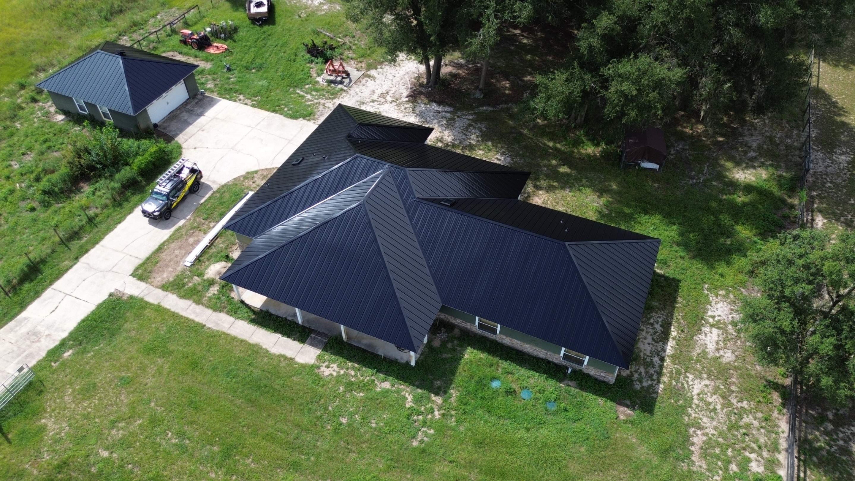 Residential Reroof | Architectural Shingles to 26 Gauge Standing Seam Metal | Groveland Fl by Gold Key Roofing