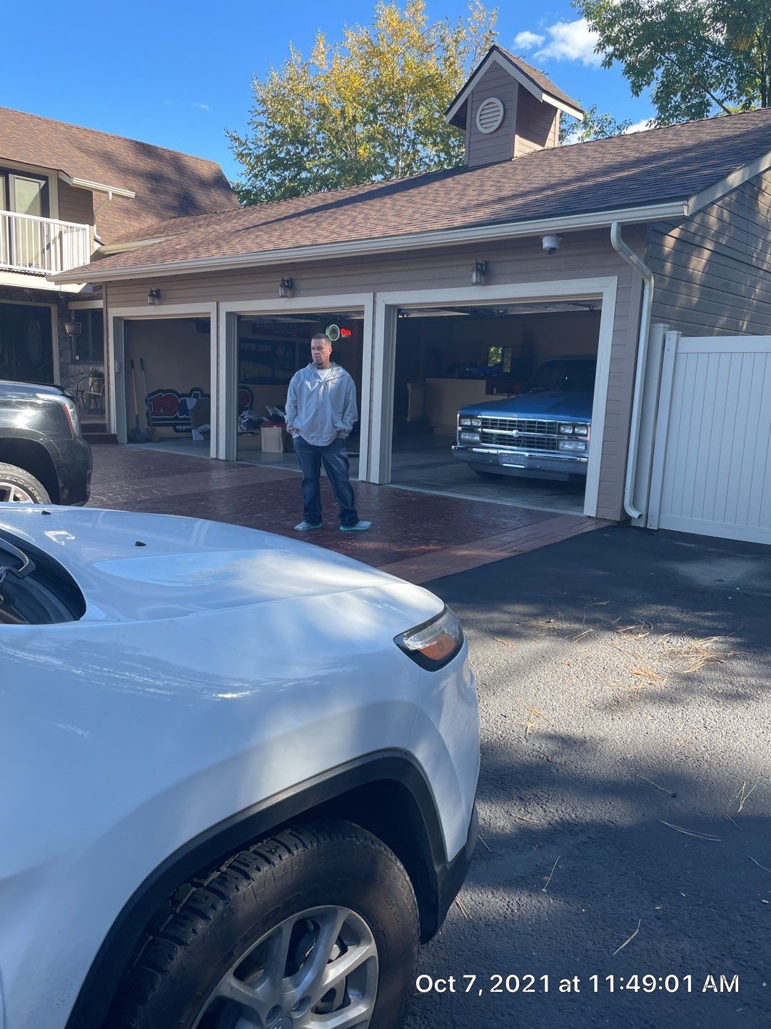 Garage Transformation using Silver Creek by Croc Coatings, LLC
