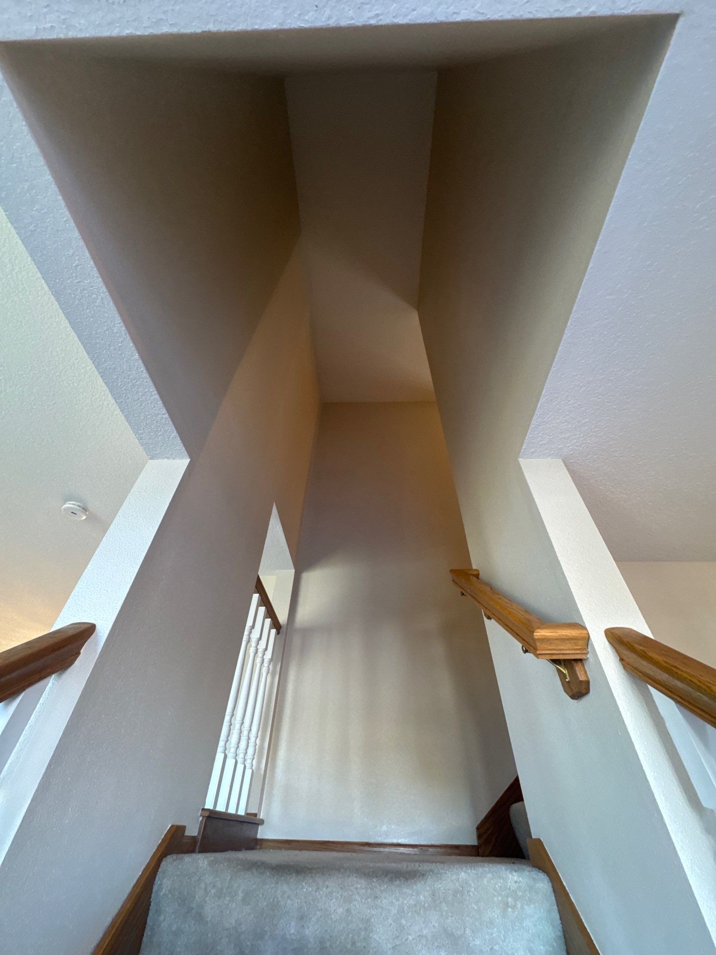 Ankeny Residential Interior | SW Duration in Natural Linen, Velvet Antler Accents & Clary Sage Bath with ProMar Flat White Ceilings by Midwest Paint LLC