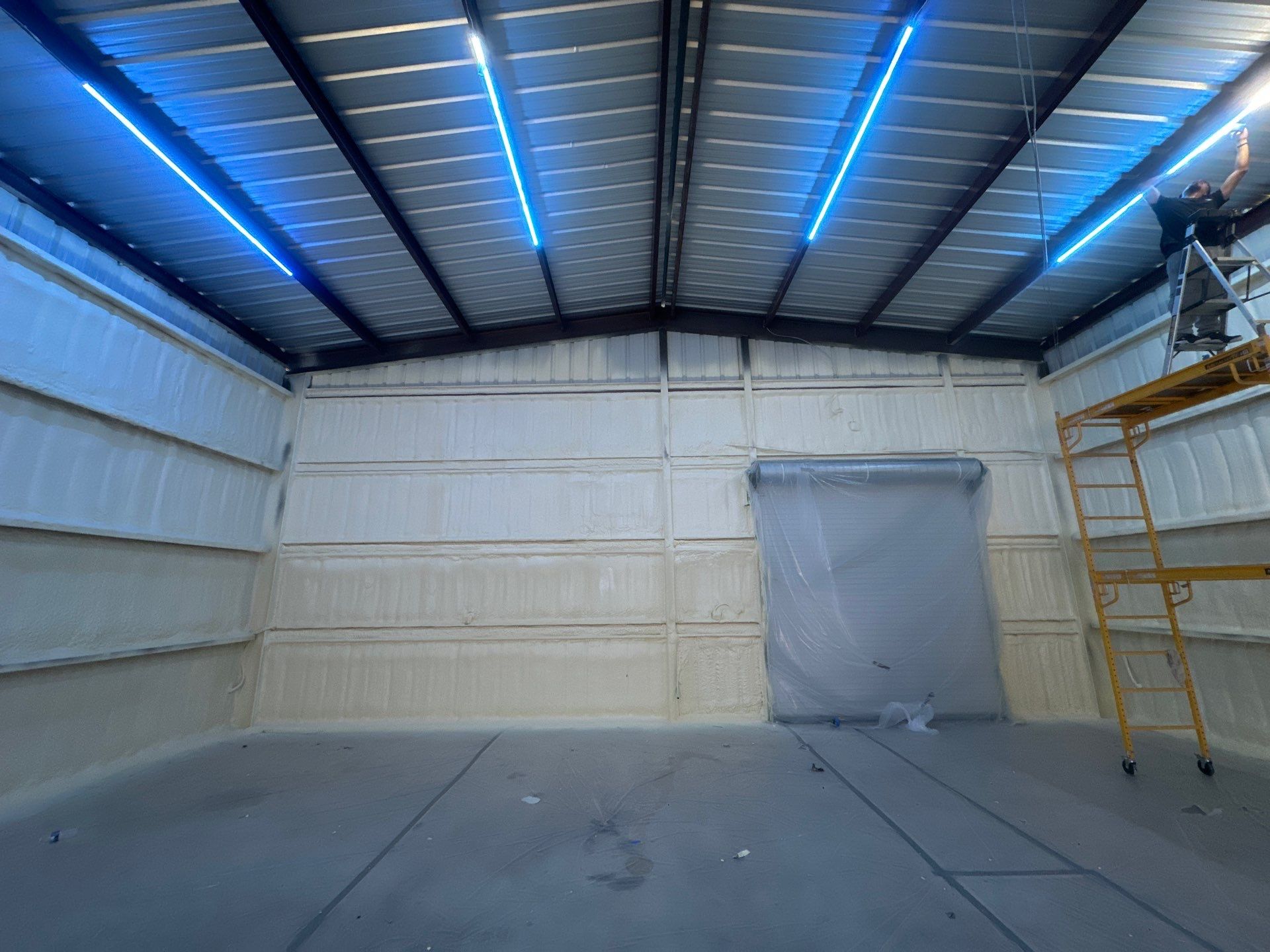 2" close cell metal shop by Apex Insulation Solutions