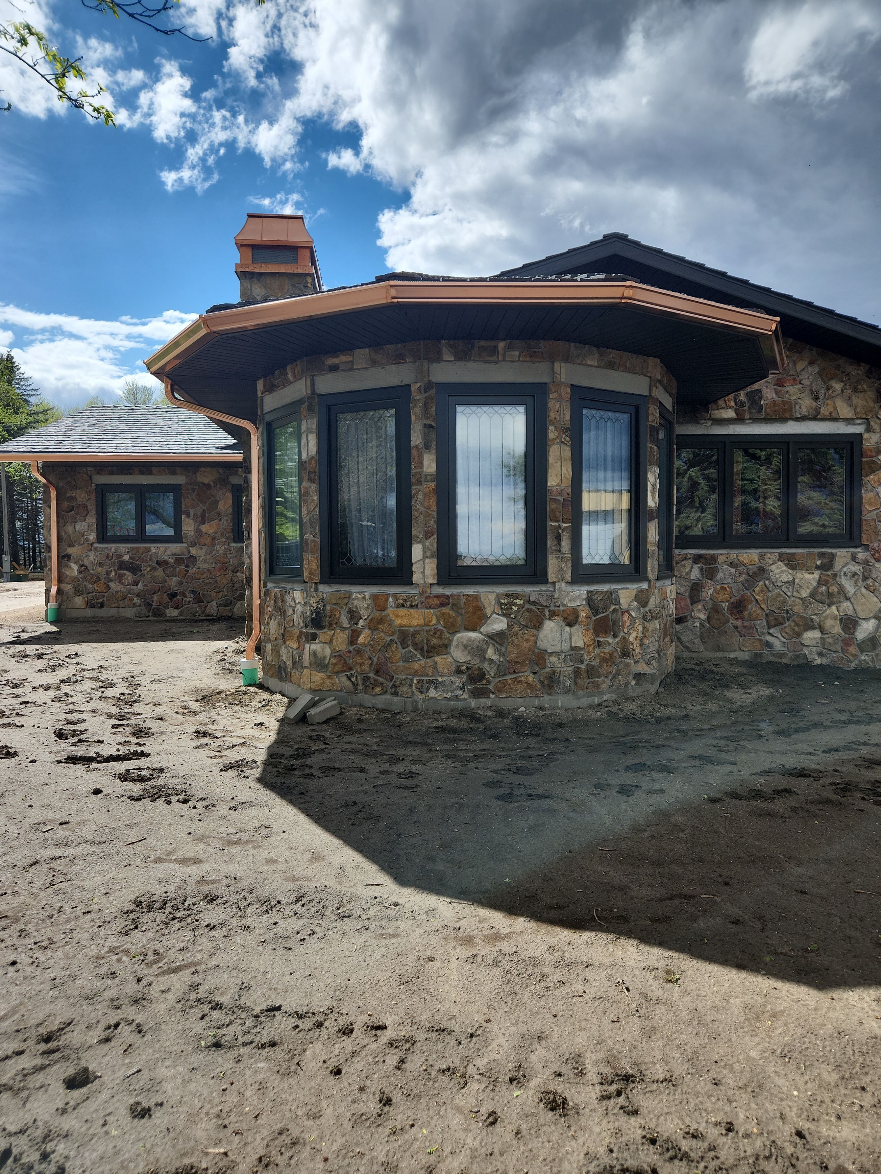 6" Copper Gutters Sleepy Eye by Next Level Seamless Gutters / Exteriors Inc.
