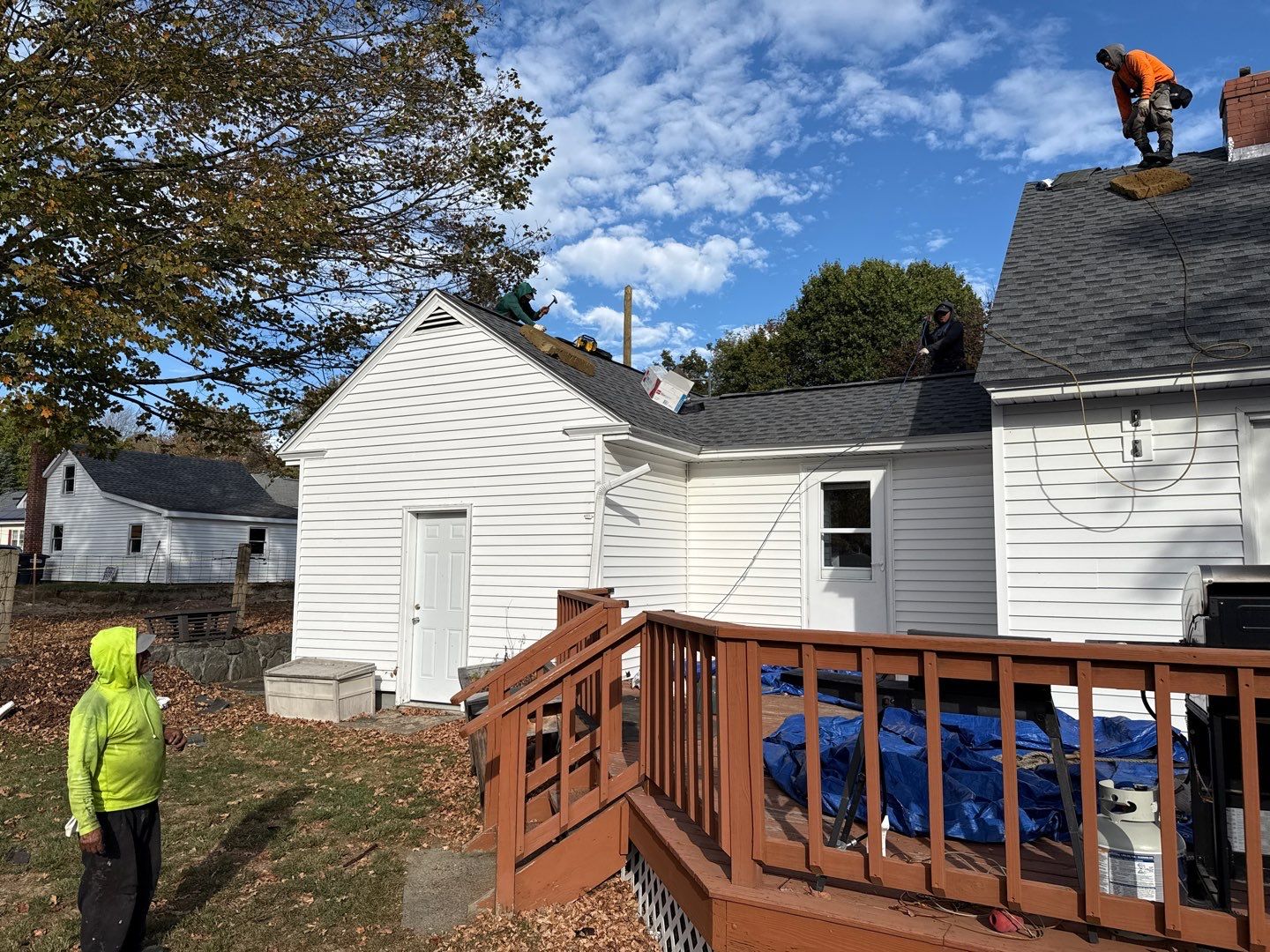 Complete Roof Replacement with GAF Pewter Gray HDZ™ Shingles, VELUX Skylights & New Gutters by Sensible Home Solutions