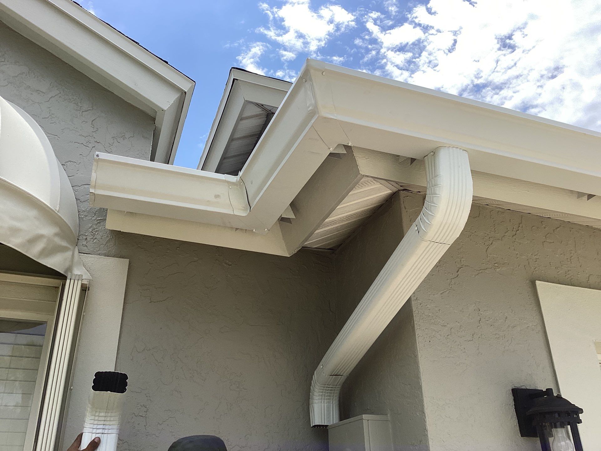 Gutter Installation Project in Estero FL by Gutter Professors