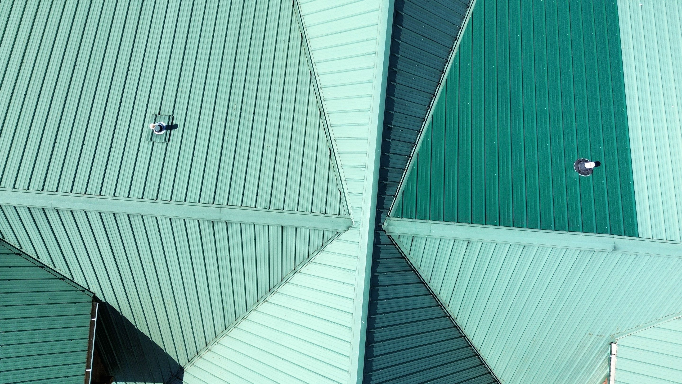 Residential Roofing Installation using Performance Panel Metal - Frost Black by RoofX 