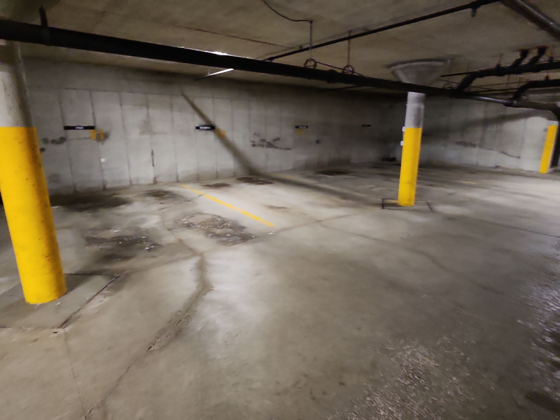 Parking garage cleaning by Northern Power Washing LLC.