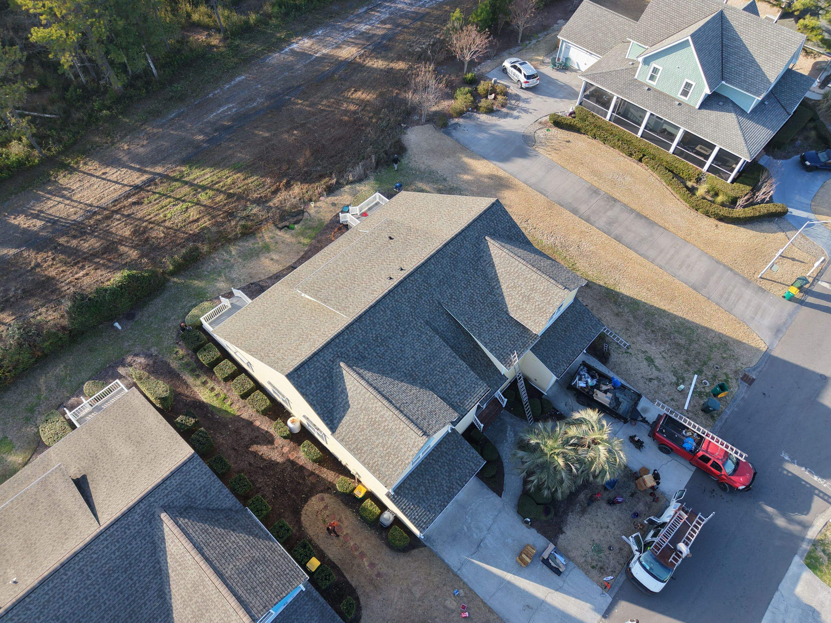 Weathered Wood Roof Replacement in Kure Beach, NC by RGR Construction and Roofing, LLC