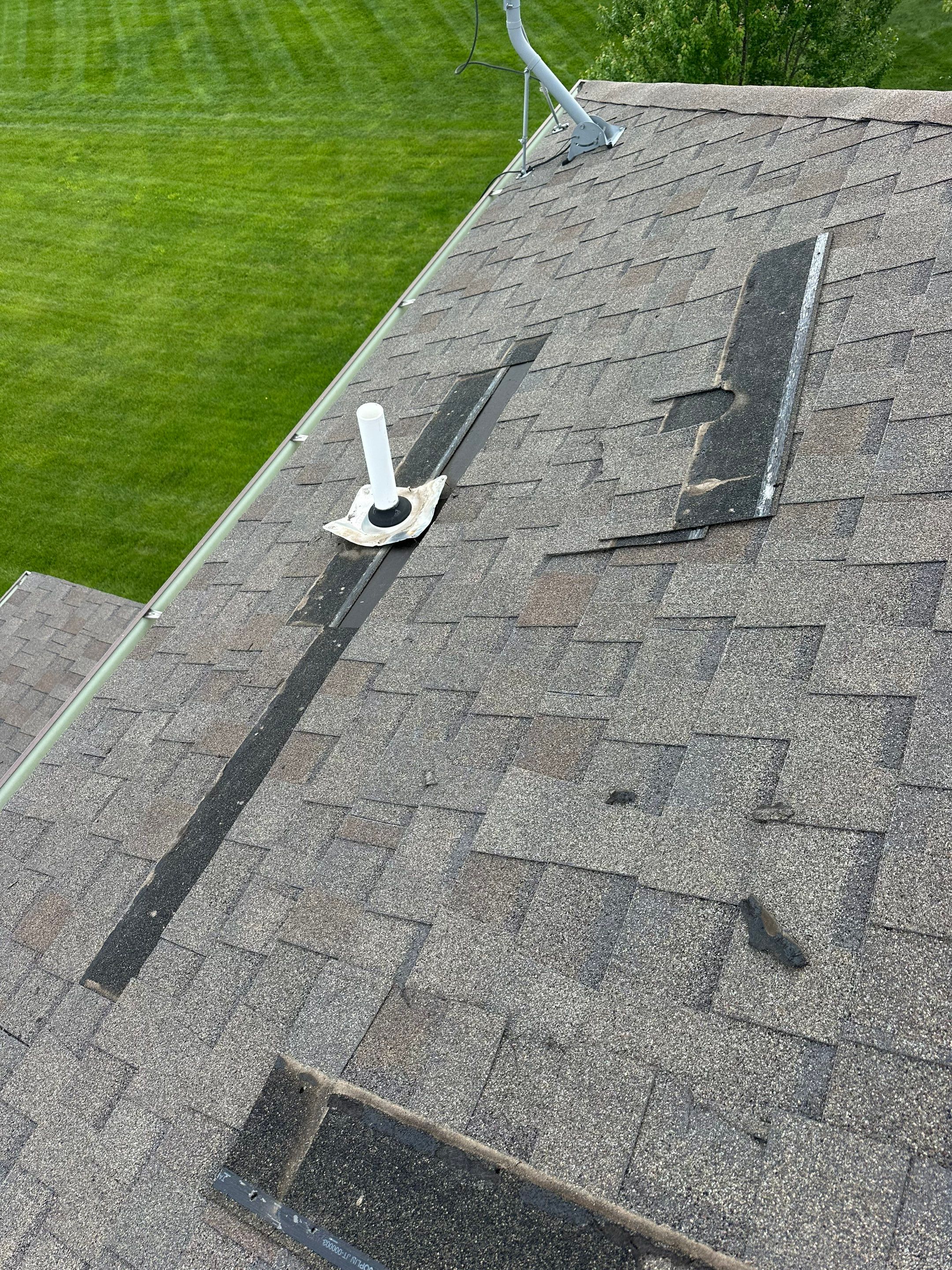 Asphalt Shingle Roof Replacement and Pipe Boot Installation in Kearney by Liberty Roofing
