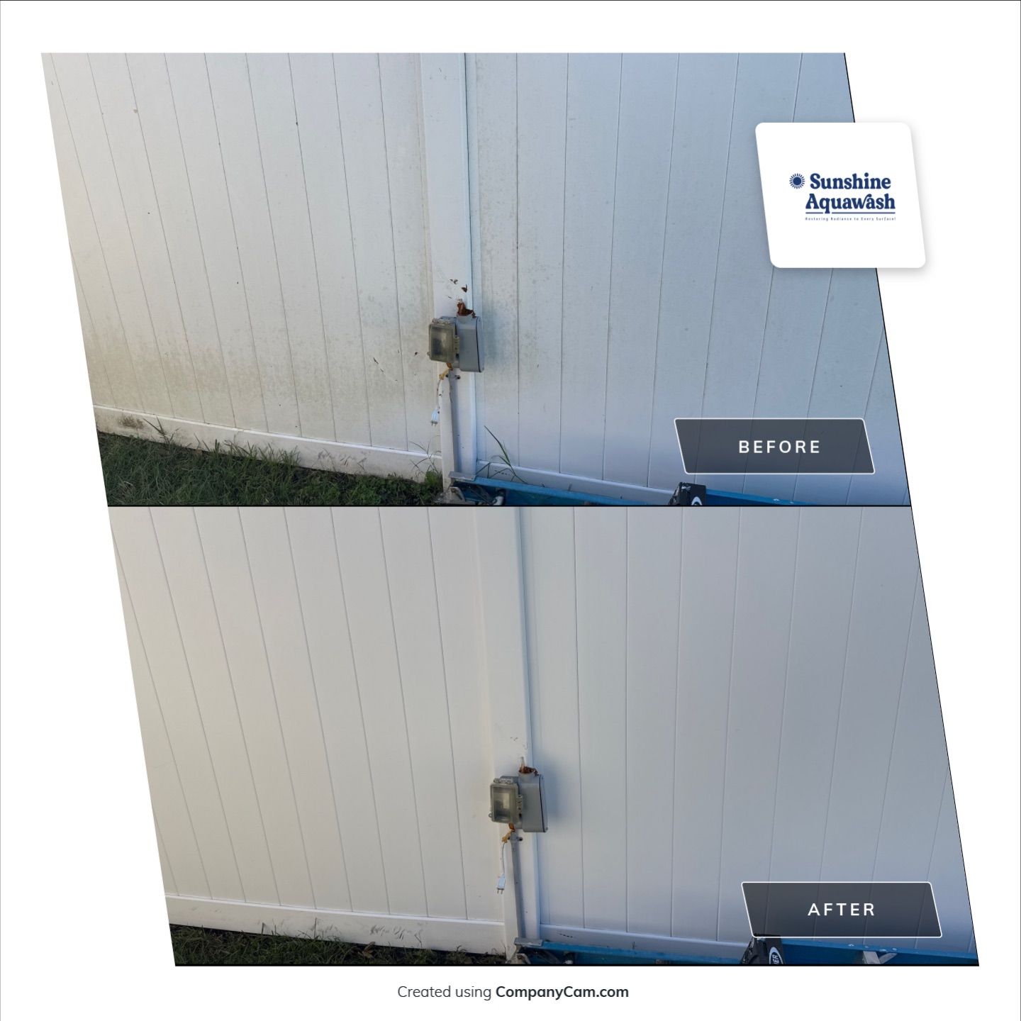 Comprehensive Concrete and Vinyl Fence Cleaning in Willow Walk Community, Palmetto, FL by Sunshine AquaWash