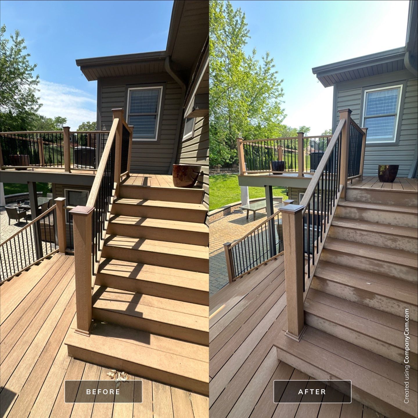 Project in Hoffman Estates by Simmons Power & Soft Washing