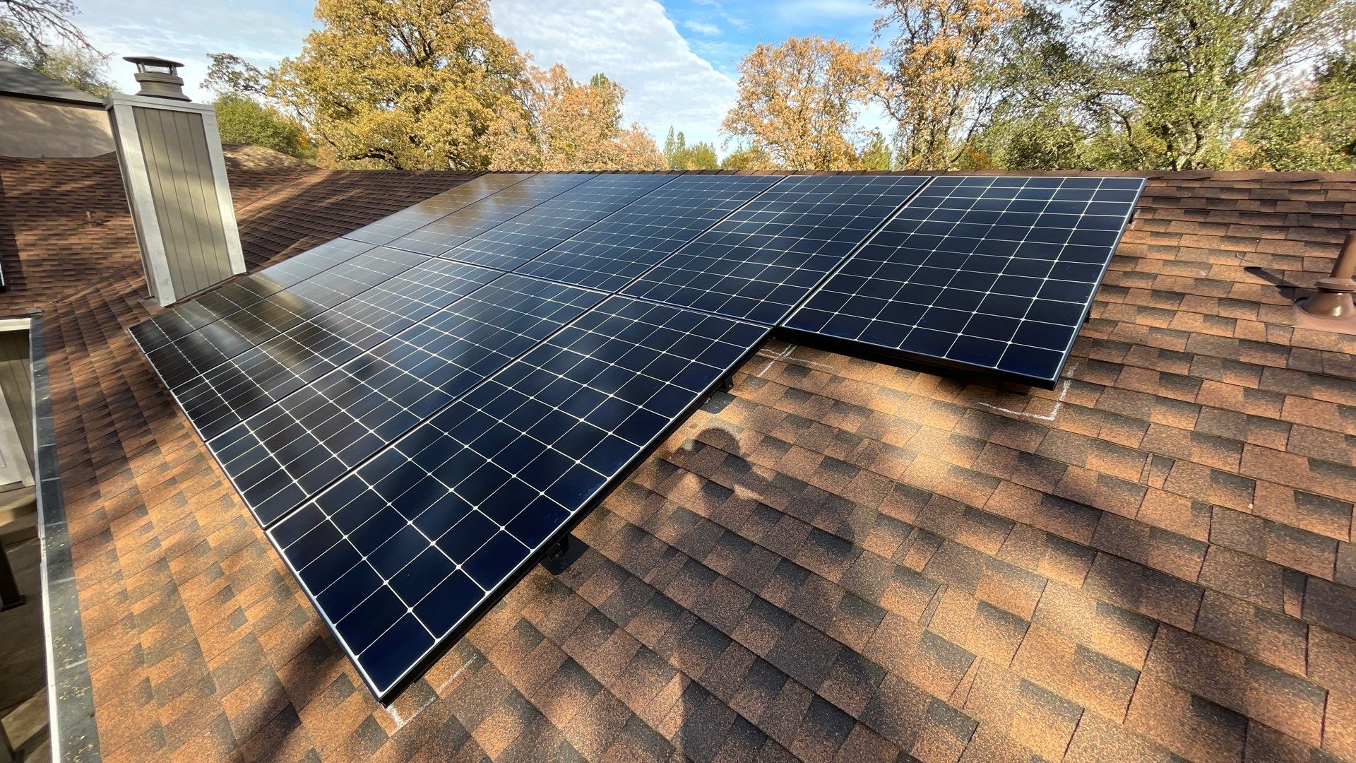 Solar Panel Installation using Solar Panels by Byers Enterprises 