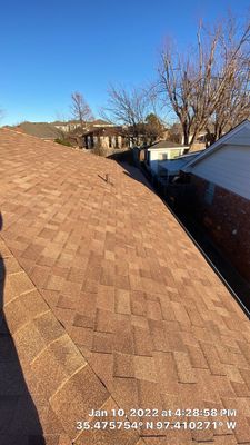 Residential Roofing Installation using Malarkey Vista Class 3 Sienna Blend