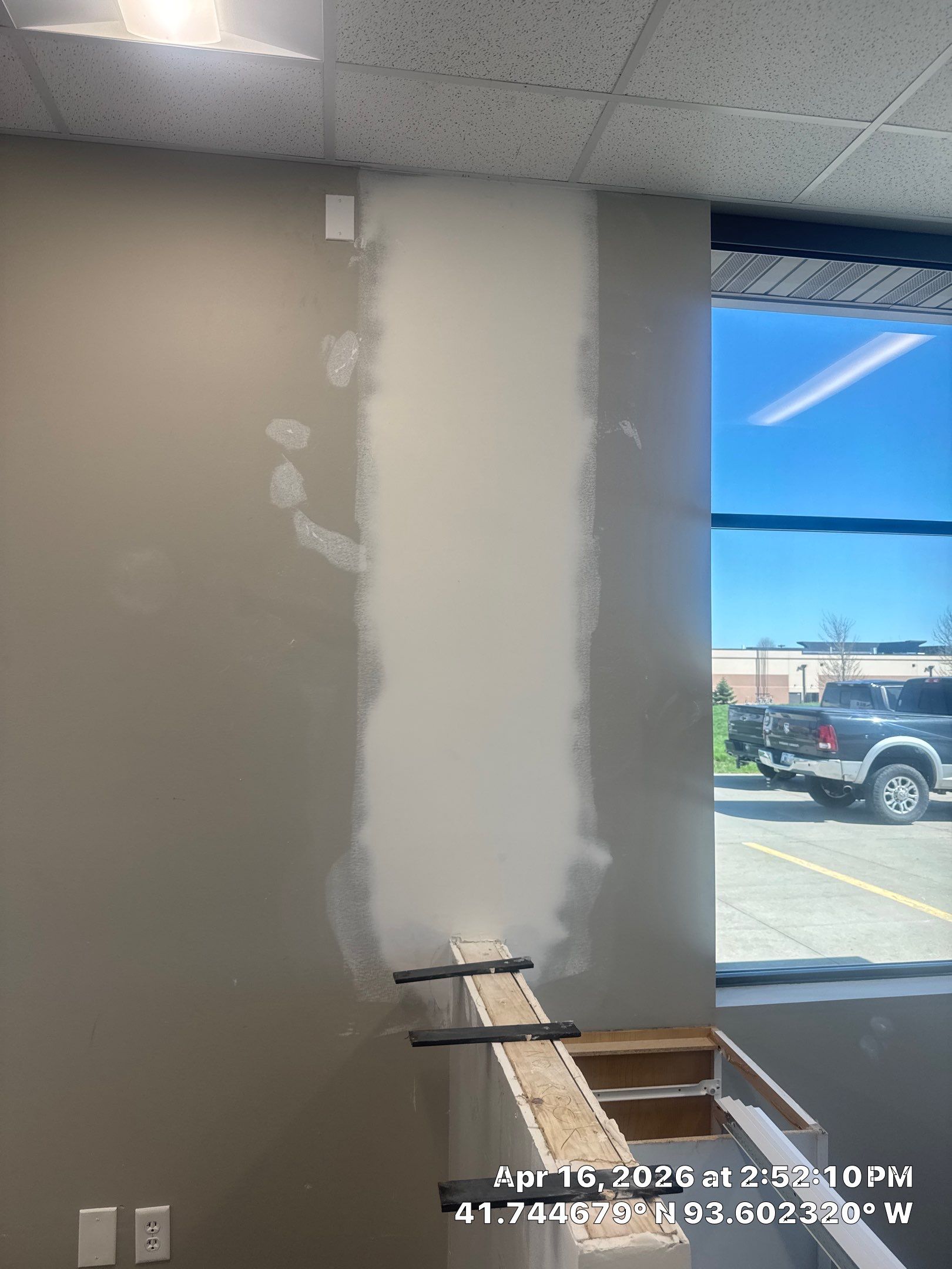 Commercial Interior Touchup after drywall work completed by Midwest Paint LLC