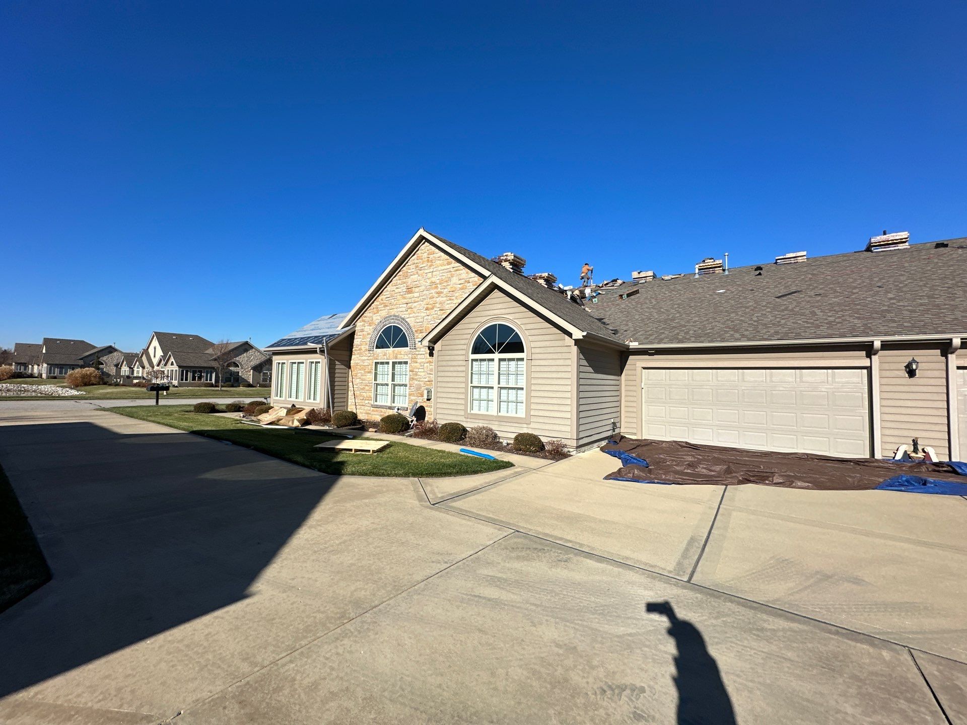Installation of New Roof by H&F Exteriors