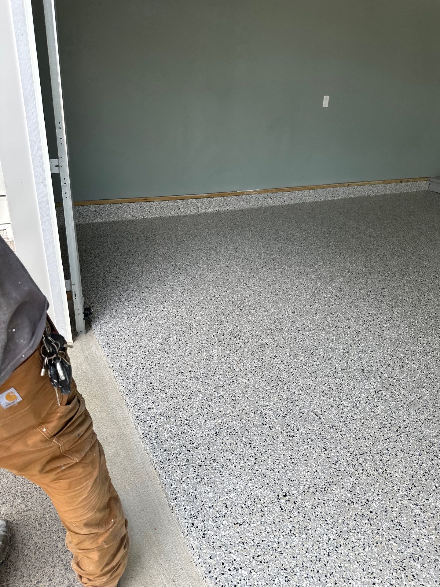 Garage Floor Coating using Cabin Fever by My Garage Floor Guys