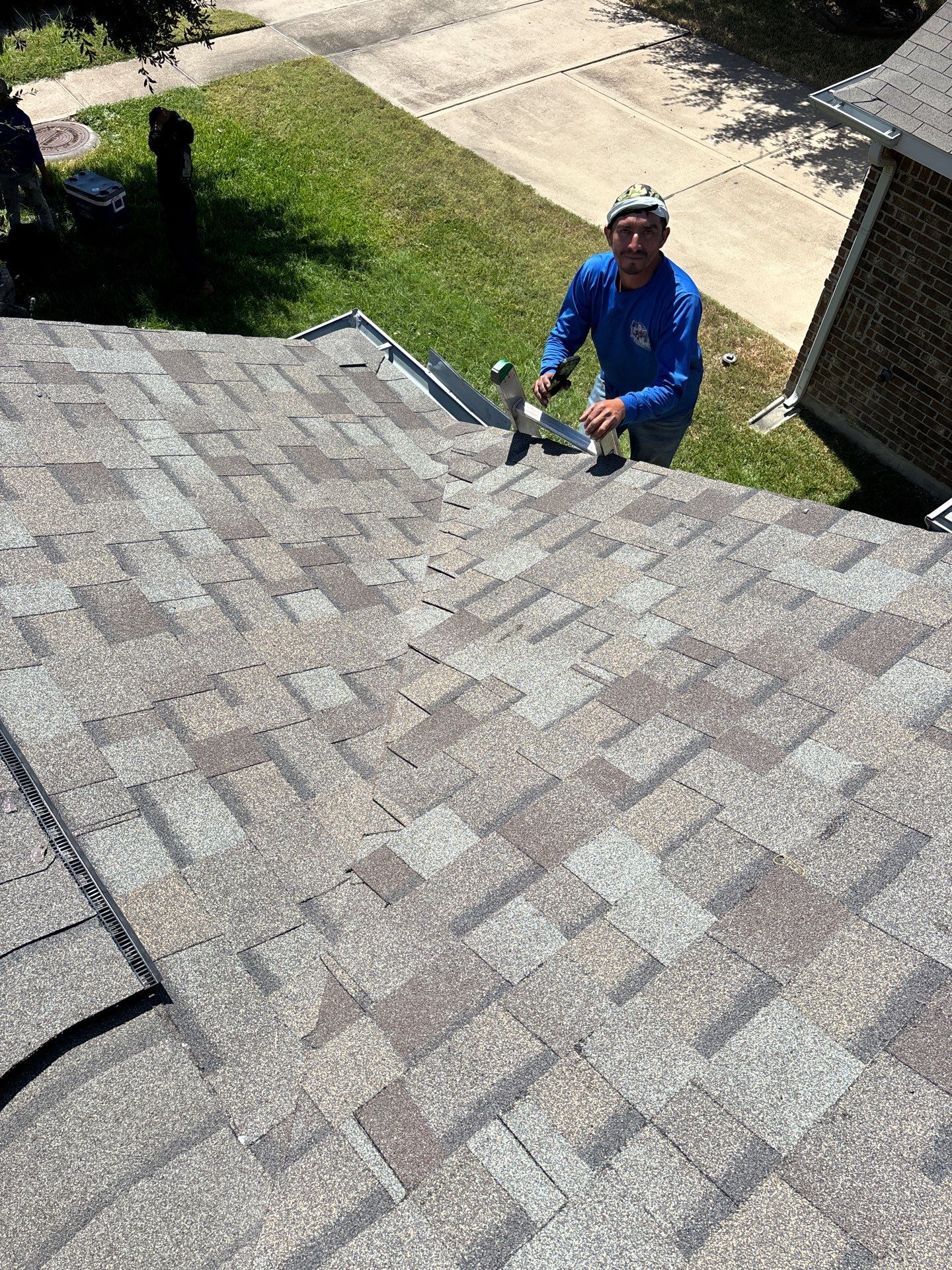 Residential Roofing Installation using Owen's Corning Duration (Lifetime) Shingles by Roof Repair Company