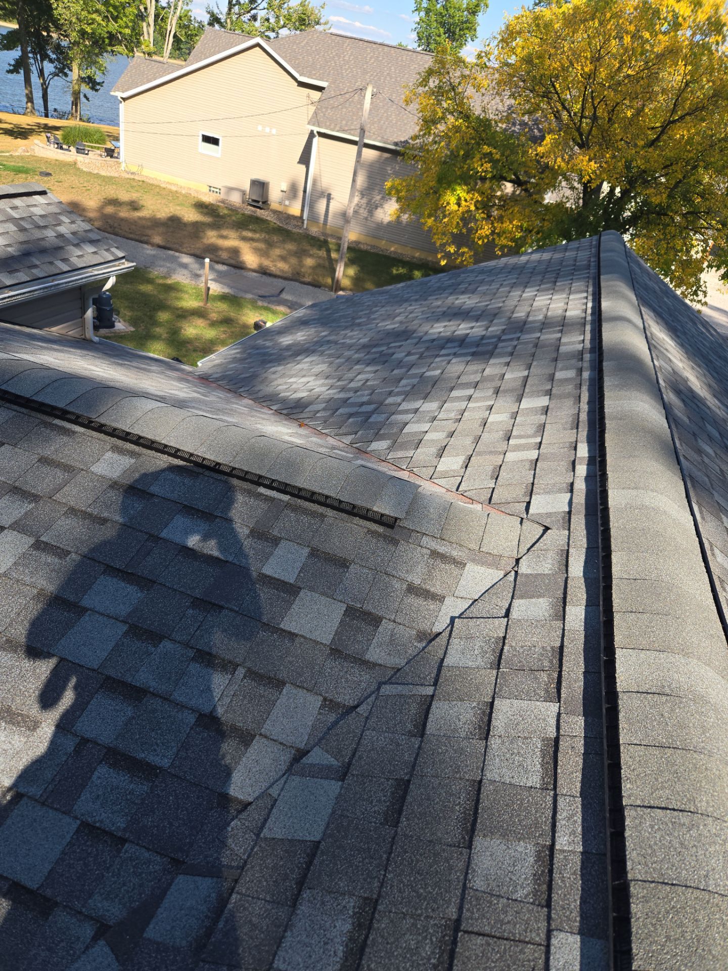 Atlas Pinnacle, Color, Coastal Granite, Drip Edge, Color, Black by Eagle Eye Roofing