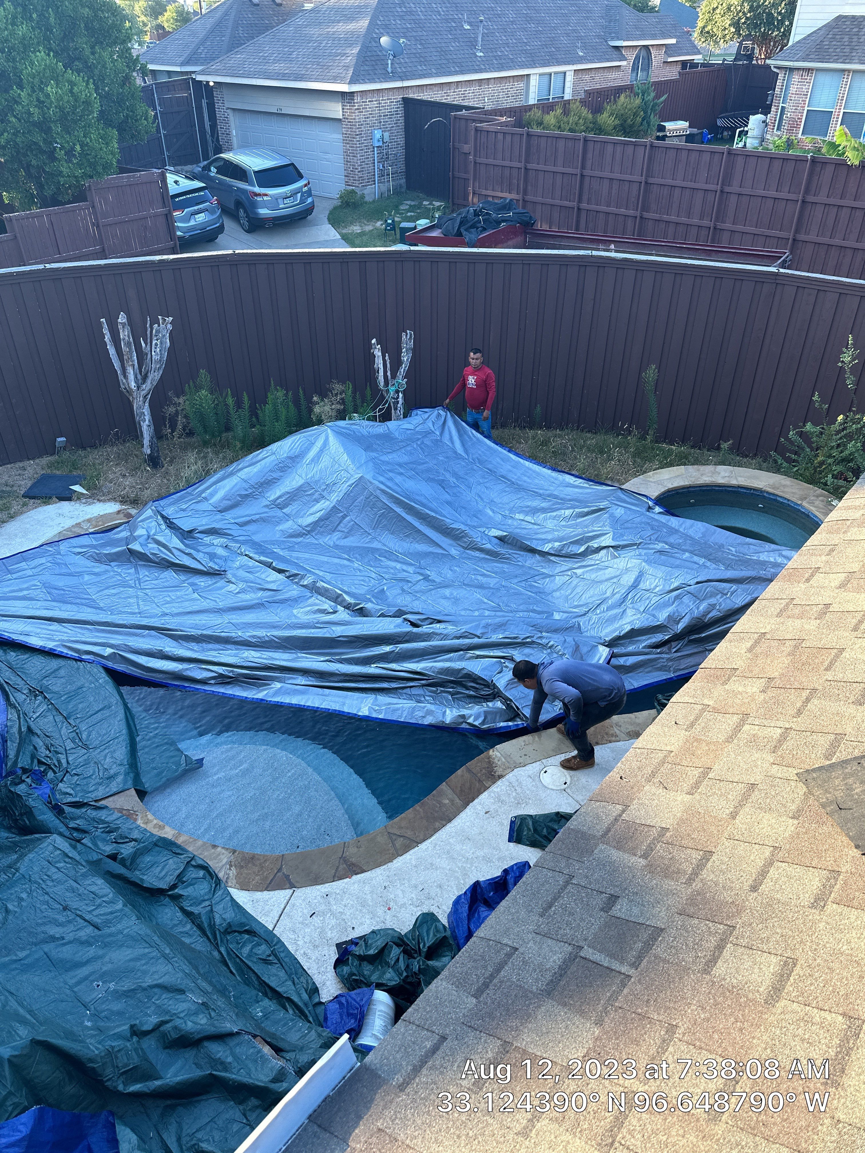 Property Repairs After Hail Storm Plano Texas by Eminent Roofing & Auto Hail Repair