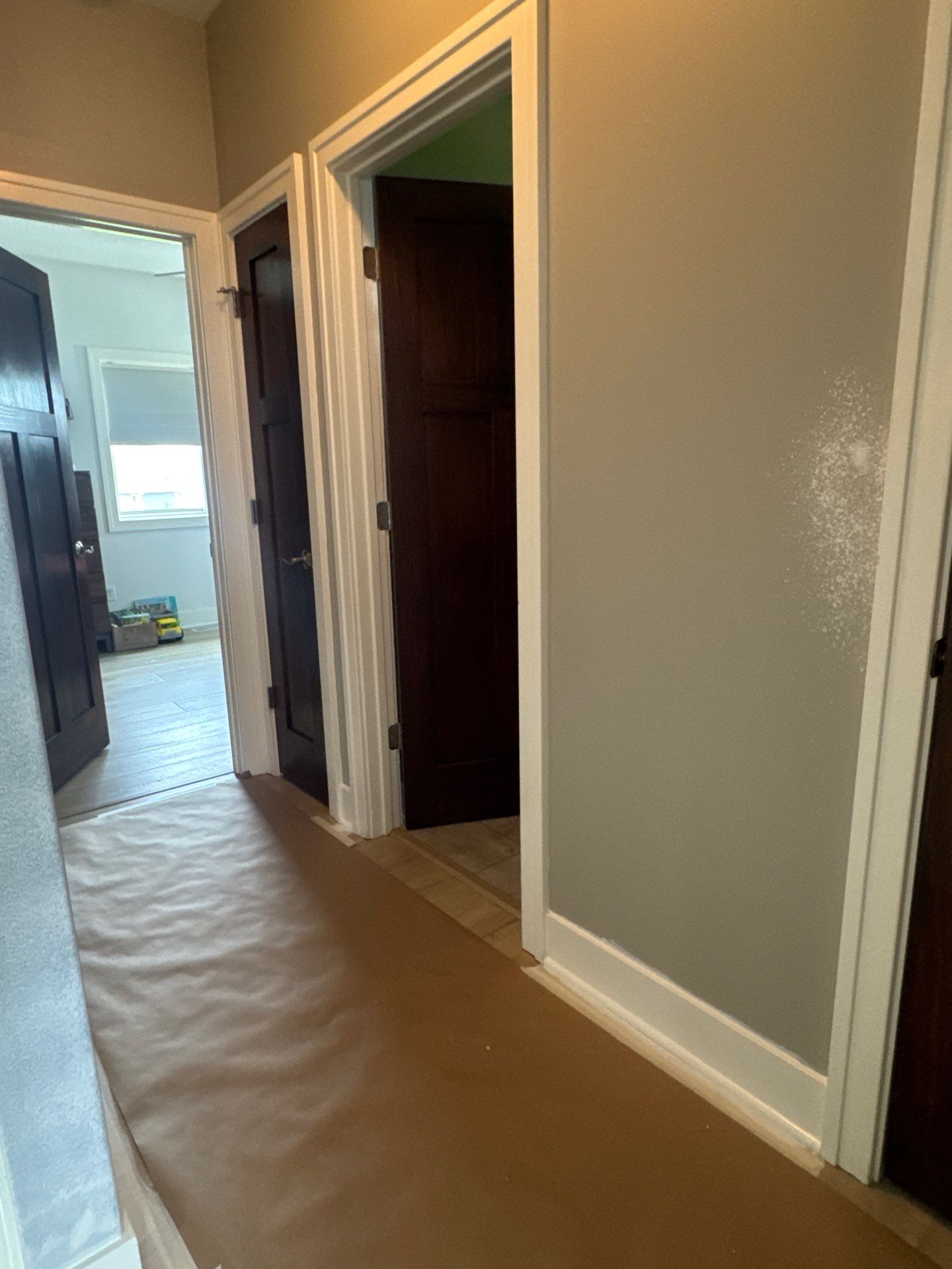 Interior Repaint walls and Baseboards with Color Change by Midwest Paint LLC