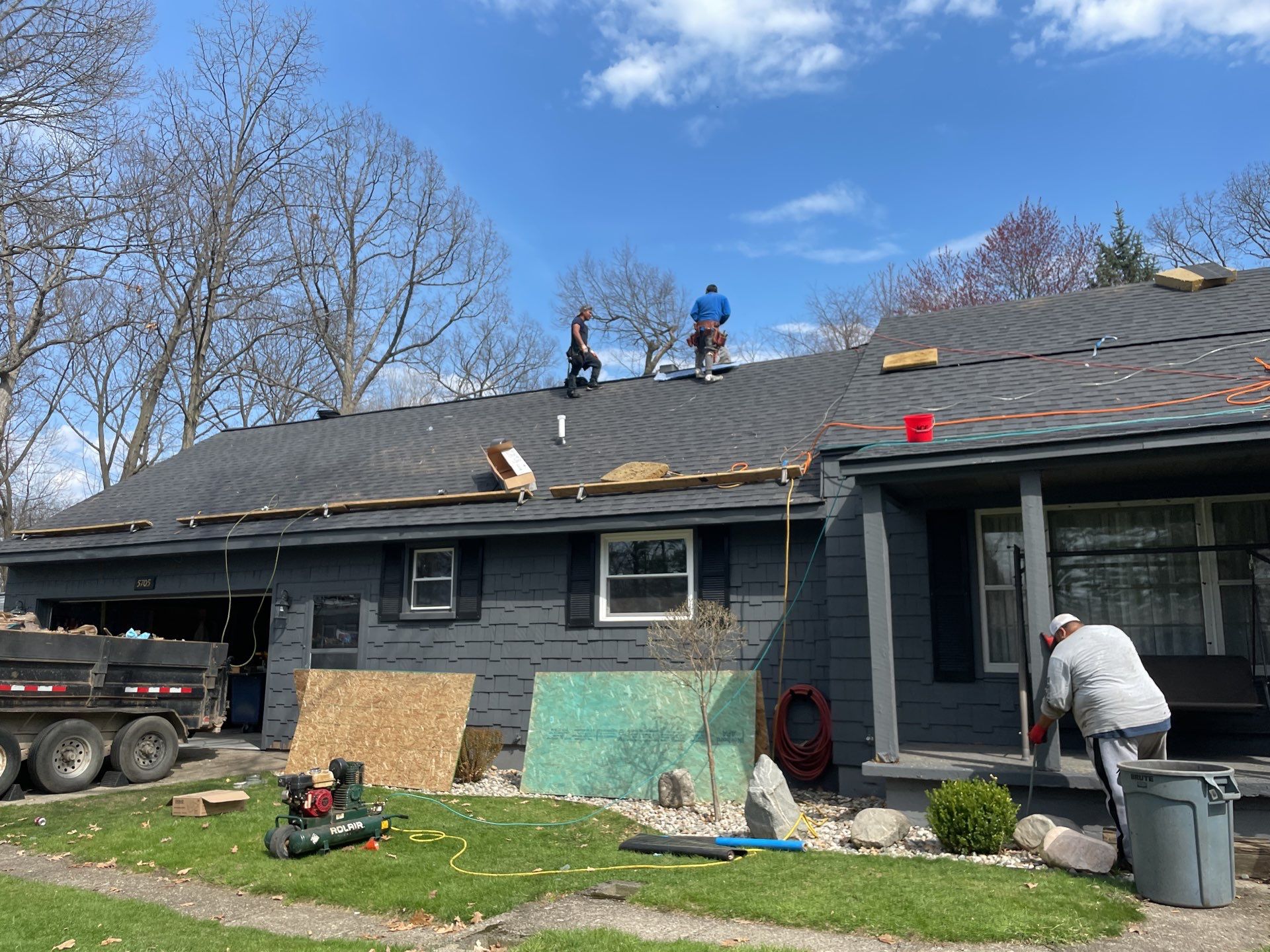 Roof Replacement using CertainTeed Landmark by 180 Contractors