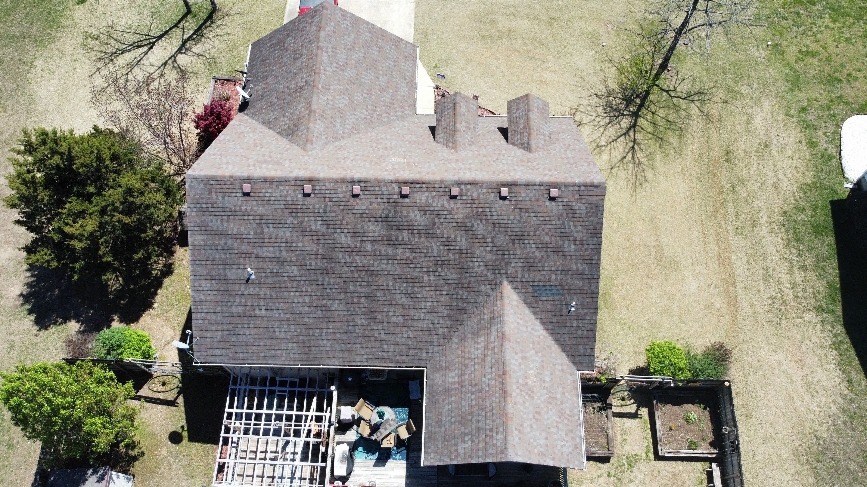 Residential Roofing Install - Copper 29 Guage G-Rib Metal & 6" Inch Seamless Gutters + 3"x4" Aluminum Downspouts  by Titan Commercial & Residential Roofing 
