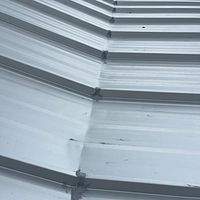 .032 Aluminum 1.5" Mechanical Seam Silver Metallic by Total Roofing System The Metal Roof Experts