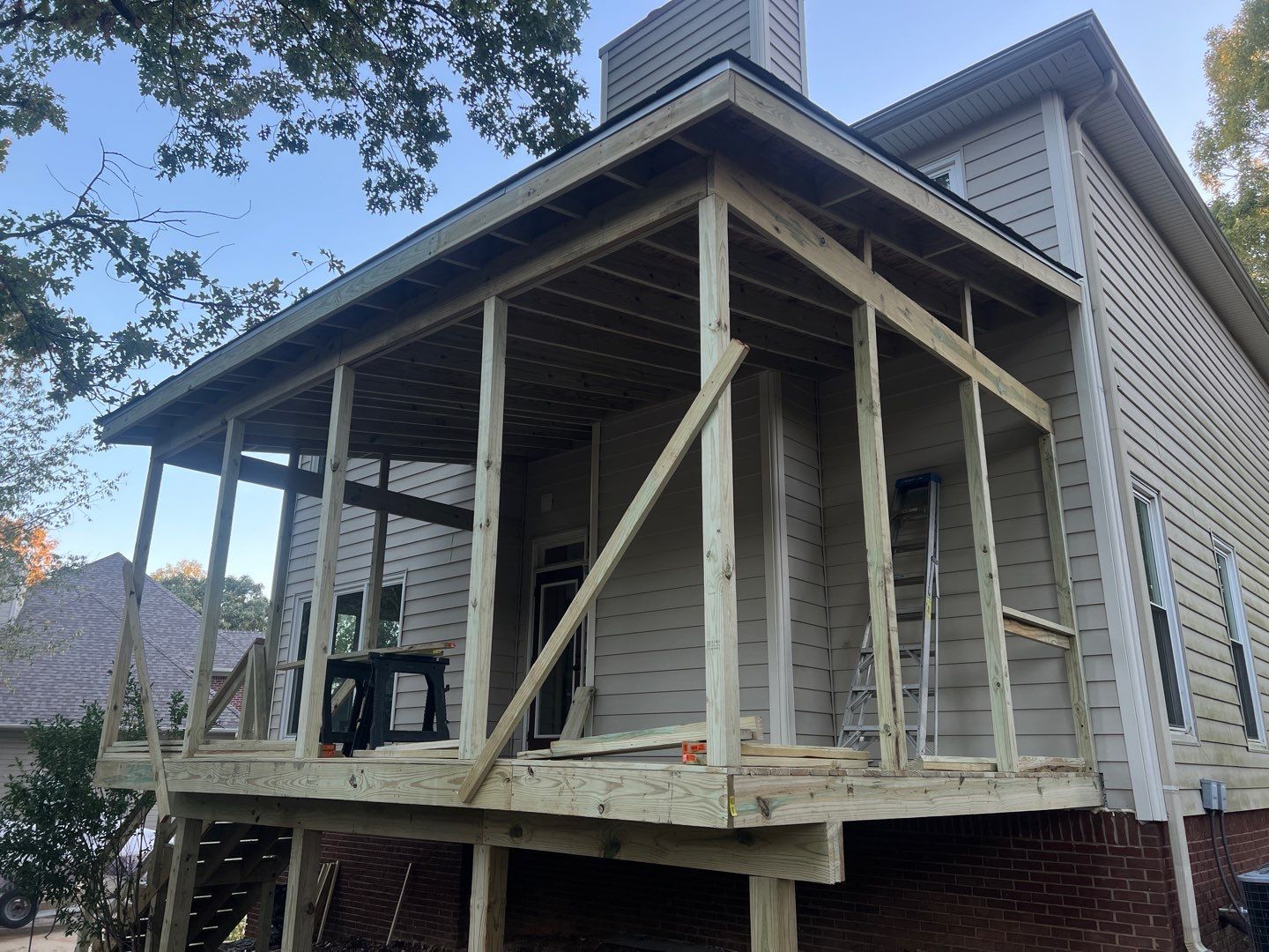 Sandy Cove - Screen Porch by Pillar and Pine