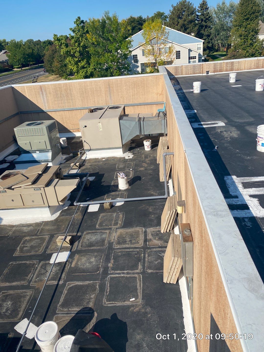 Commercial Roofing Installation using American Standard Coating - S  by A to Z Roofing