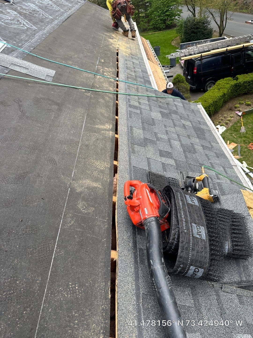 Residential Roofing Installation using Owens Corning TruDefinition Duration - Estate Gray by A Plus Exterior