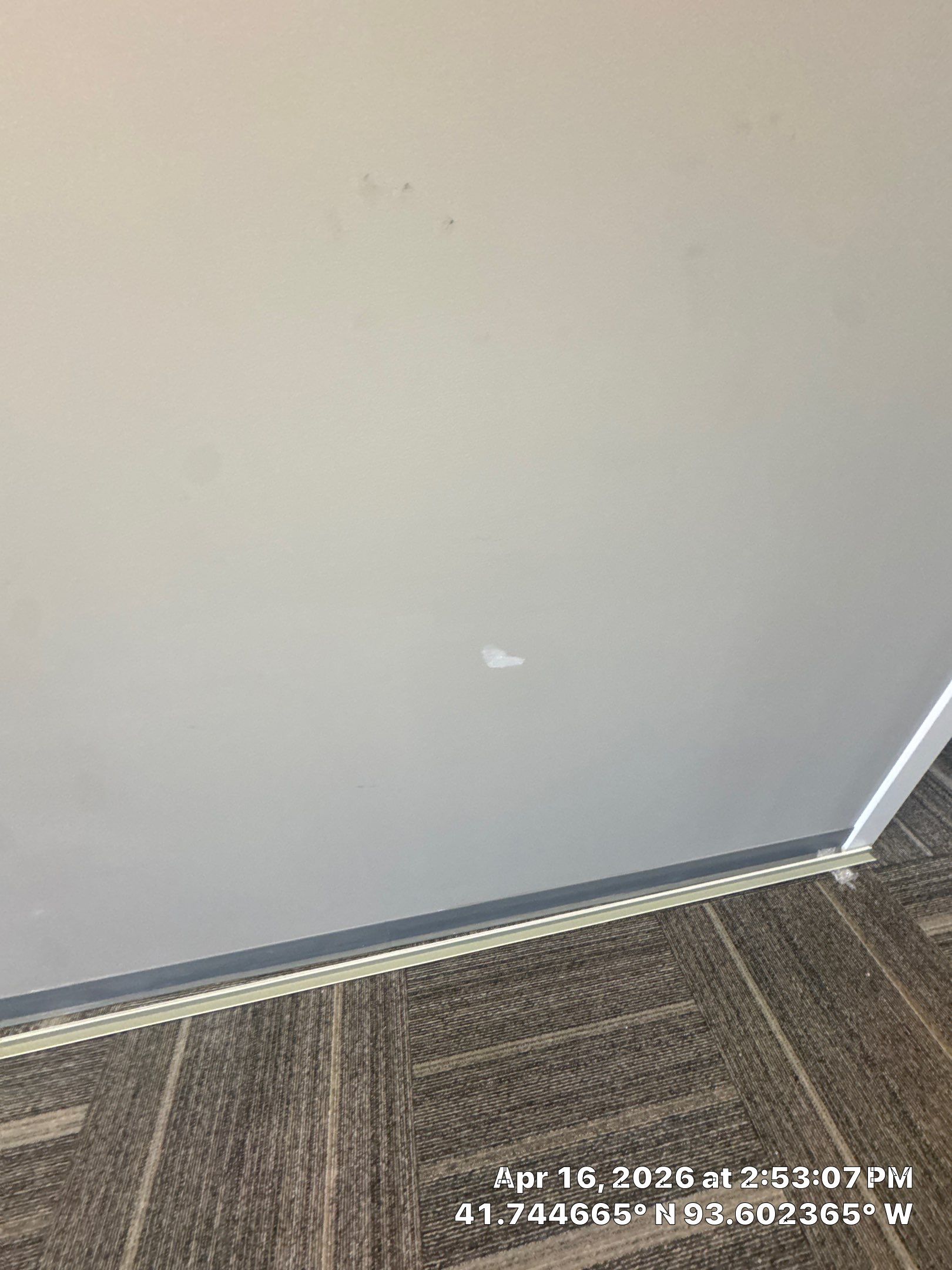 Commercial Interior Touchup after drywall work completed by Midwest Paint LLC