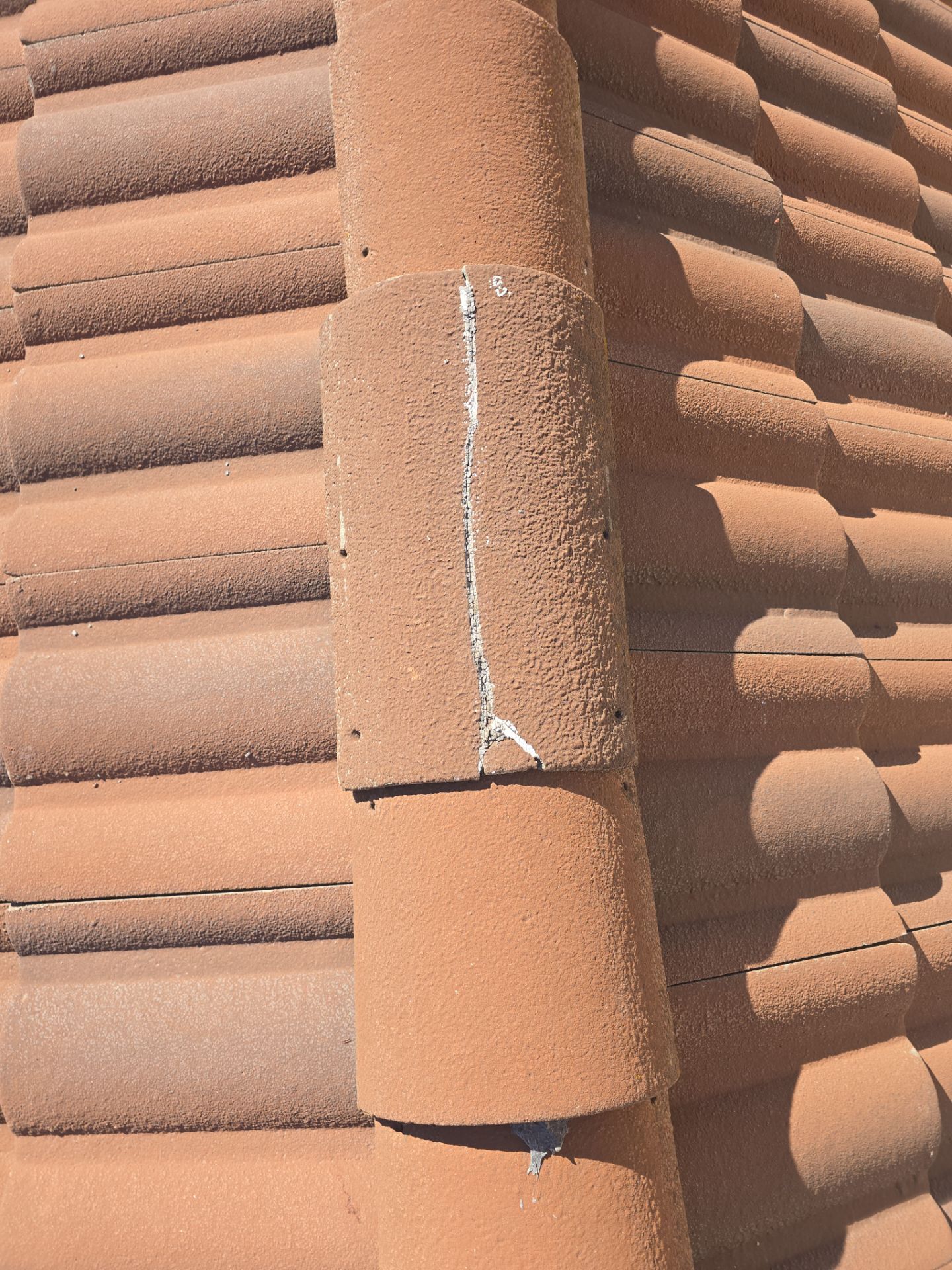 Tile Roof repair by Grandmark Service Company