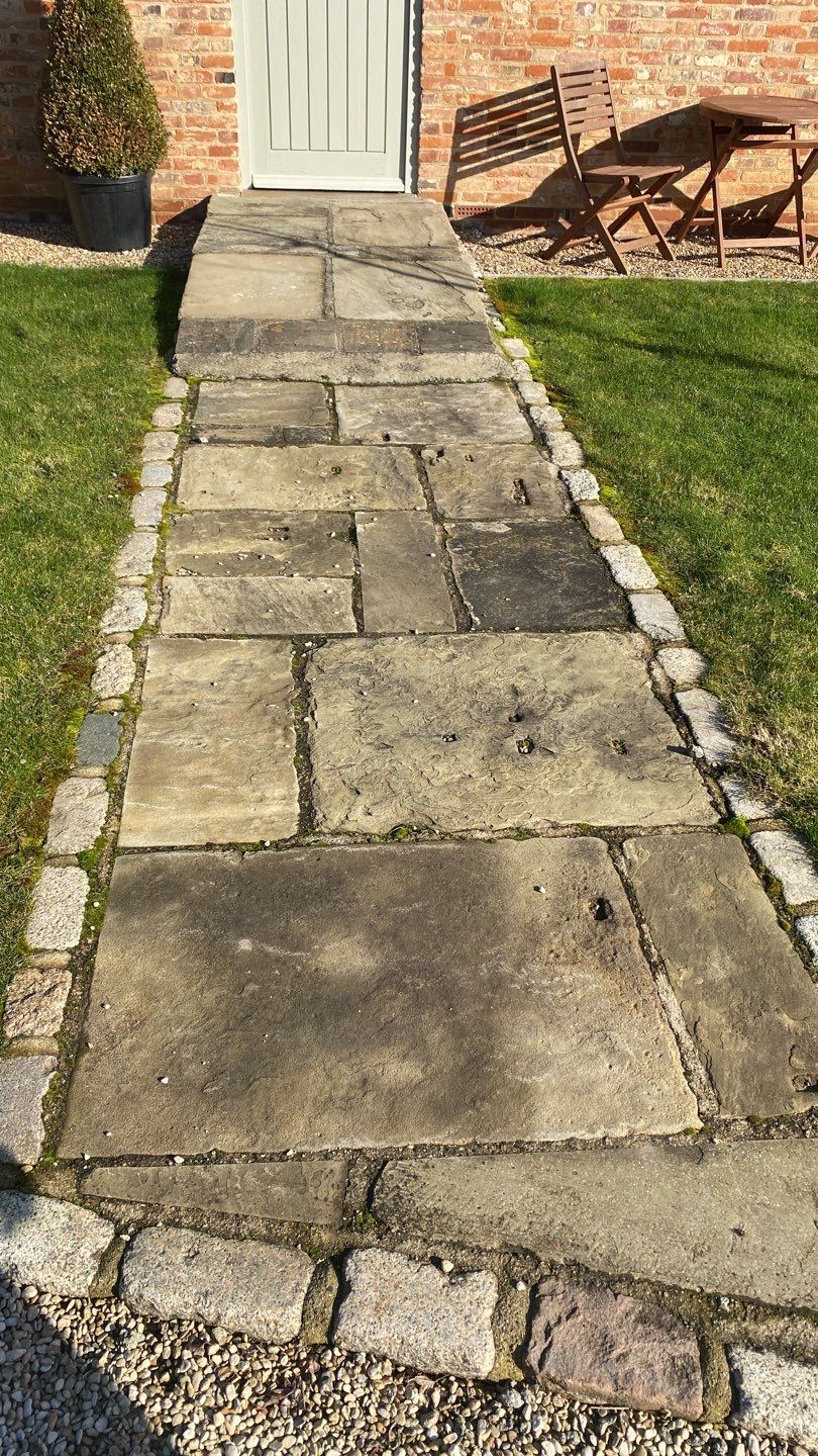 Patio Clean using honda 21 ltr/min by Ges Exterior Cleaning ltd