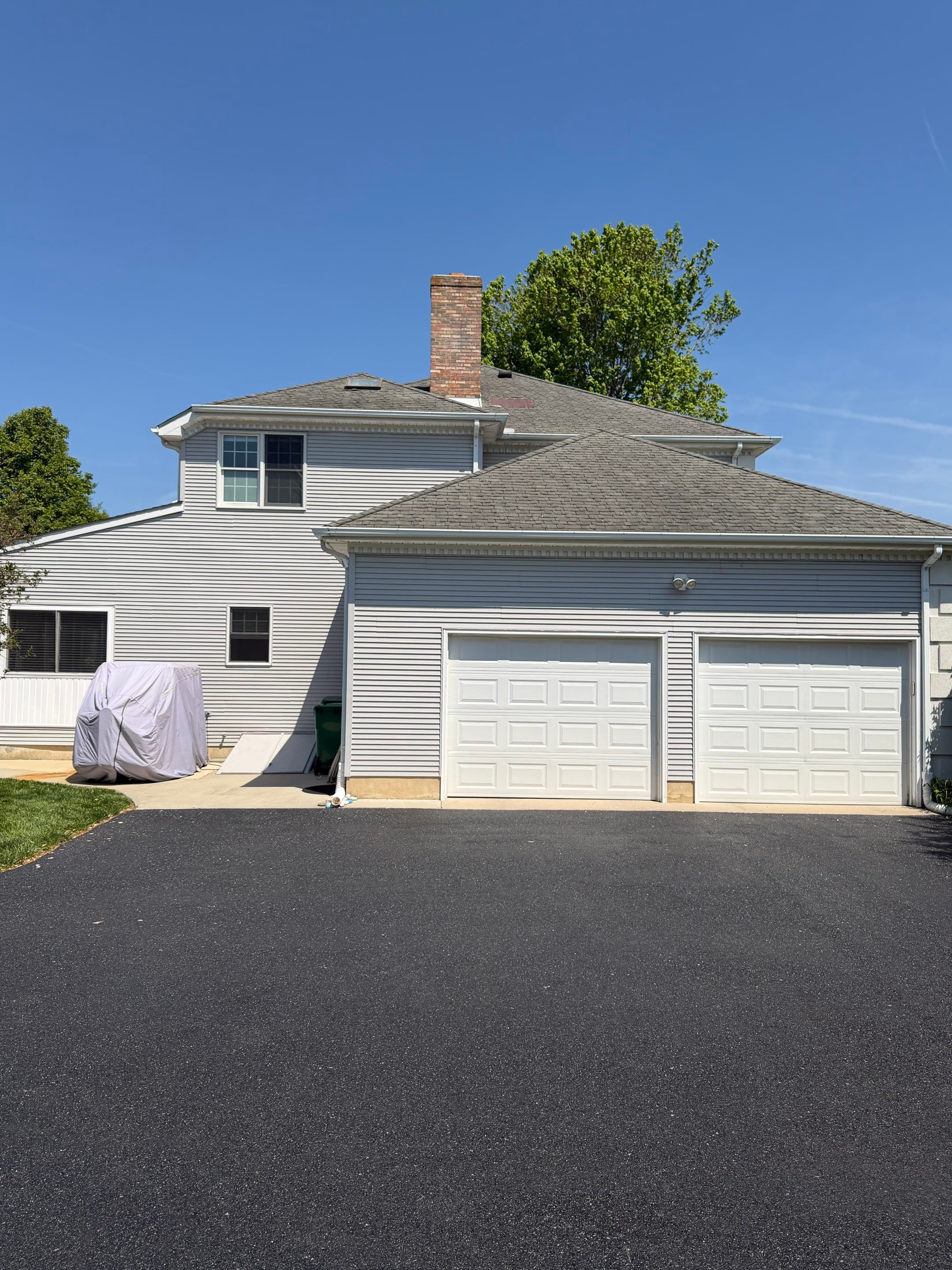 Full Roof Replacement and Skylight Installation in Camden Wyoming by First Chesapeake Roofing