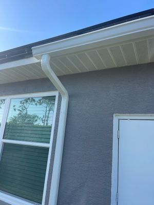 6 Inch Seamless Gutters using K-Style Seamless Gutters in Cape Coral FL
