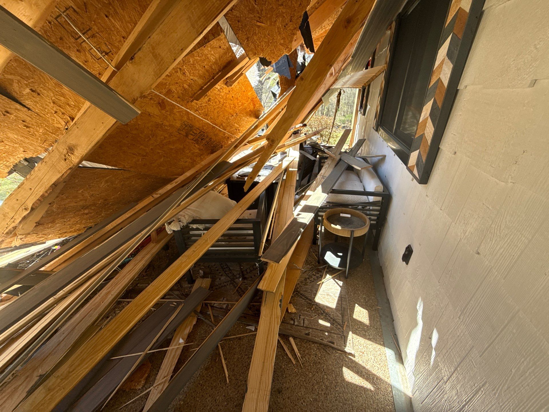Structural Roof Restoration and Porch Repair in Hernando MS by Revival Roofing Services