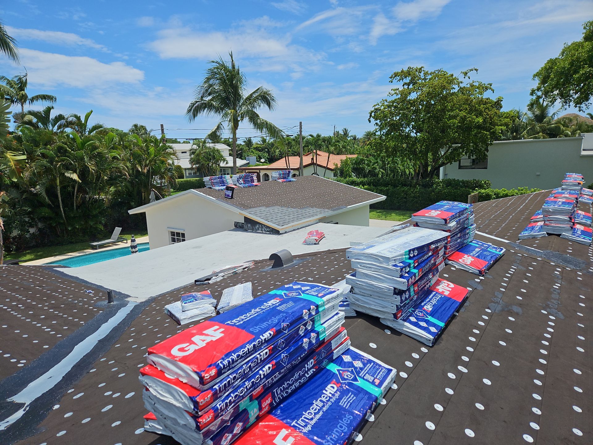 Residential Roofing Installation using GAF by BLUES BROTHERS ROOFING