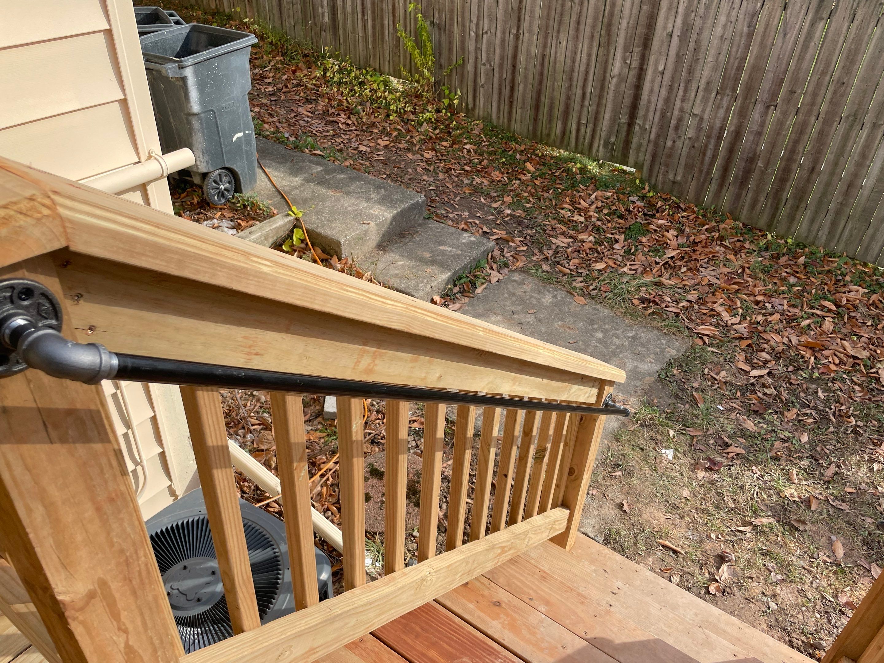 Deck Installation using Treated Lumber by Avalon Roofing and Exteriors