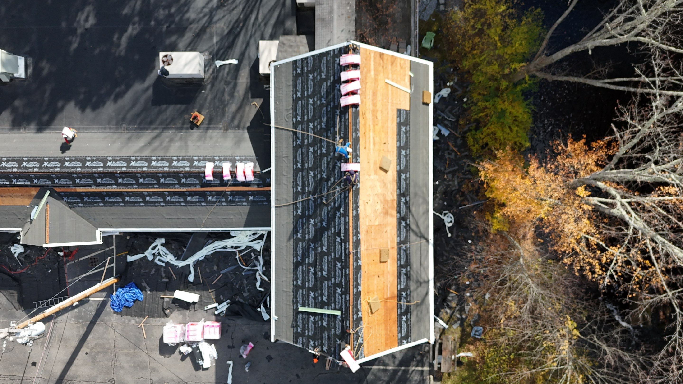 Acton EPDM Roof Edge Reconstruction with Tapered Insulation System by Mighty Dog Roofing of Greater Middlesex County