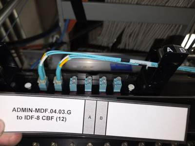 Structured cabling installation by CimaSolutions