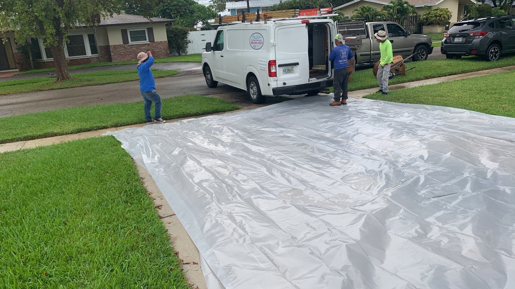 Residential Roofing Installation using 1" Nail strip metal roof by BLUES BROTHERS ROOFING