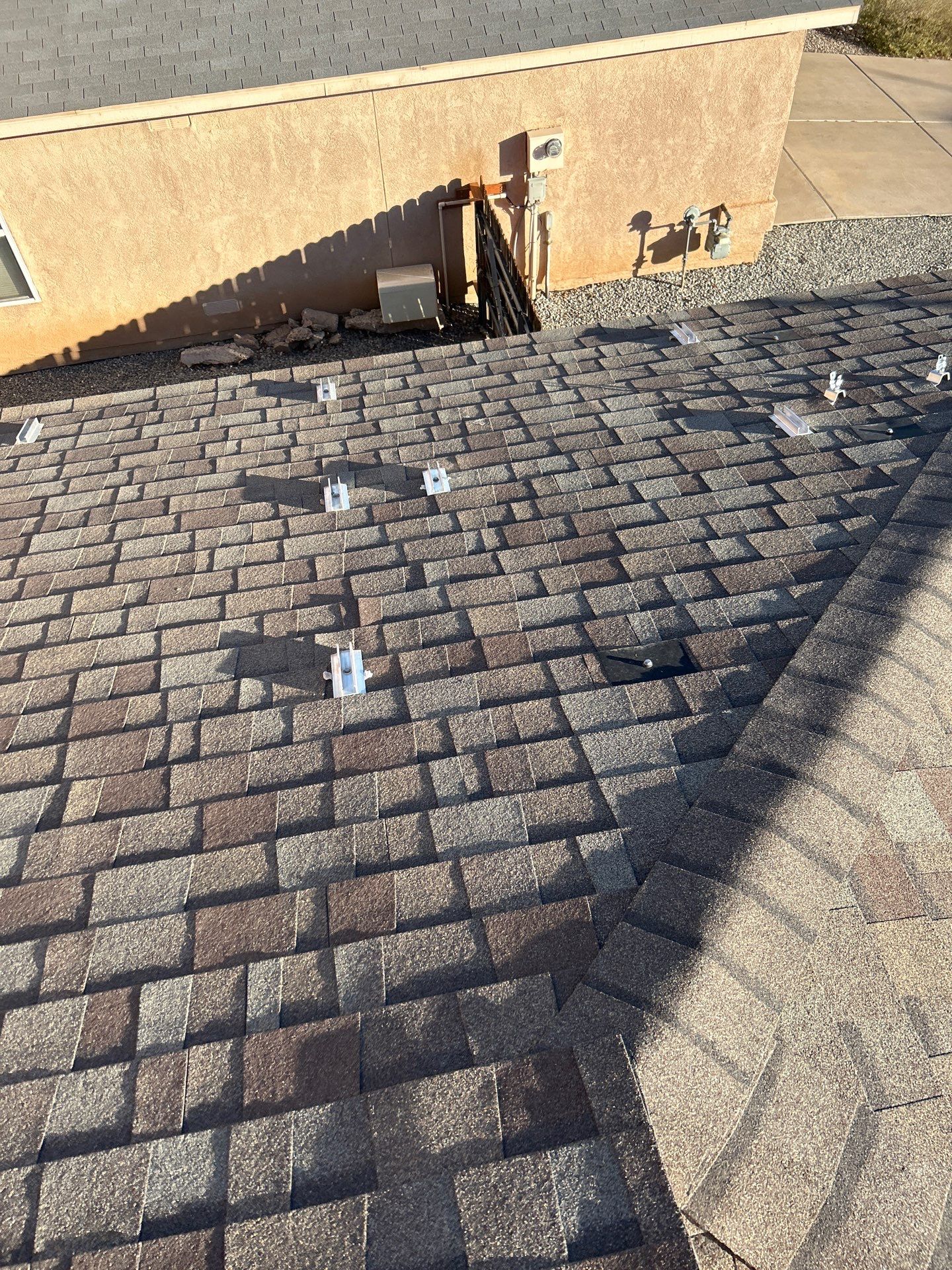 Autumn Blend Shingles by Reimagine Roofing