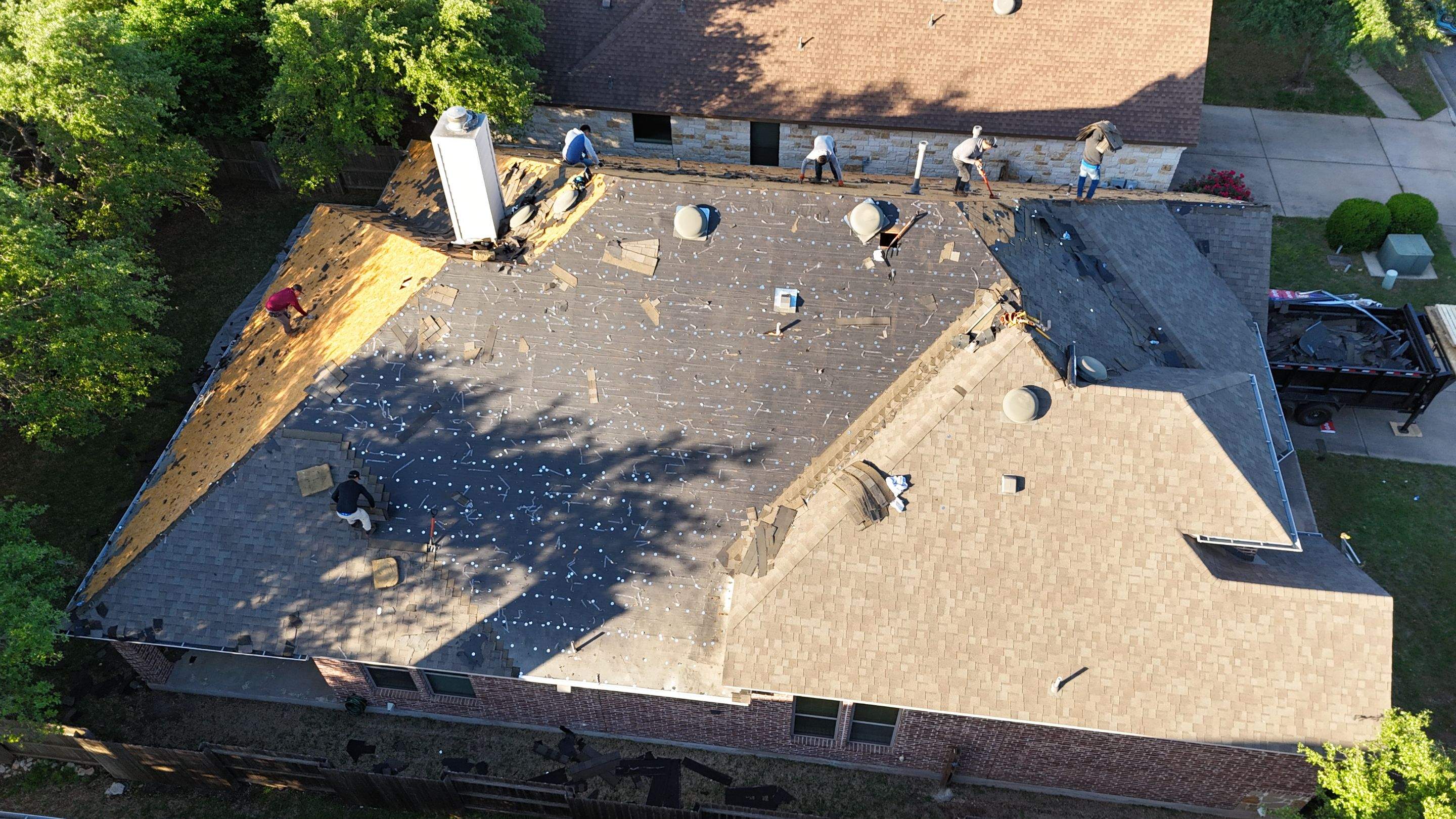 Residential Roof Replacement using GAF HDZ - Weathered Wood by Elite Roofing LLC